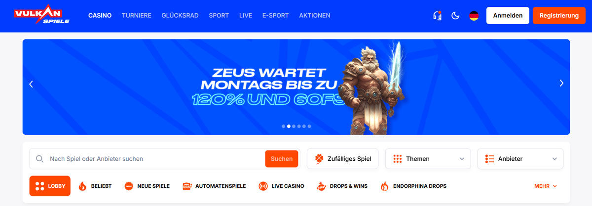 Vulkan Spiele Casino nettsted